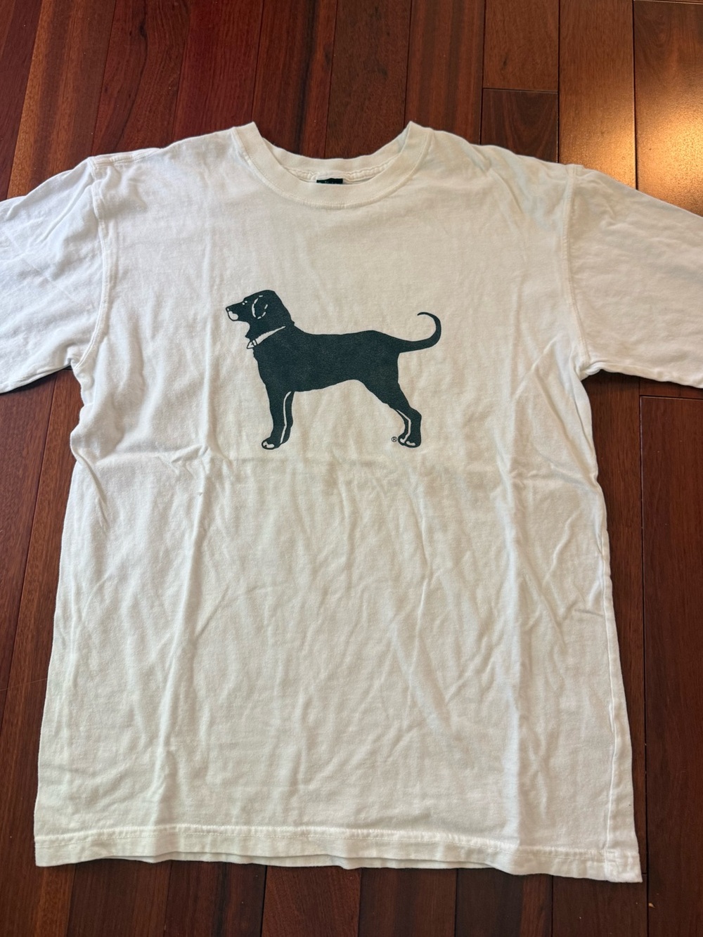The Black Dog Martha’s Vineyard 2005 Graphic Logo Tee SZ S Crew Neck Chest 42 In
